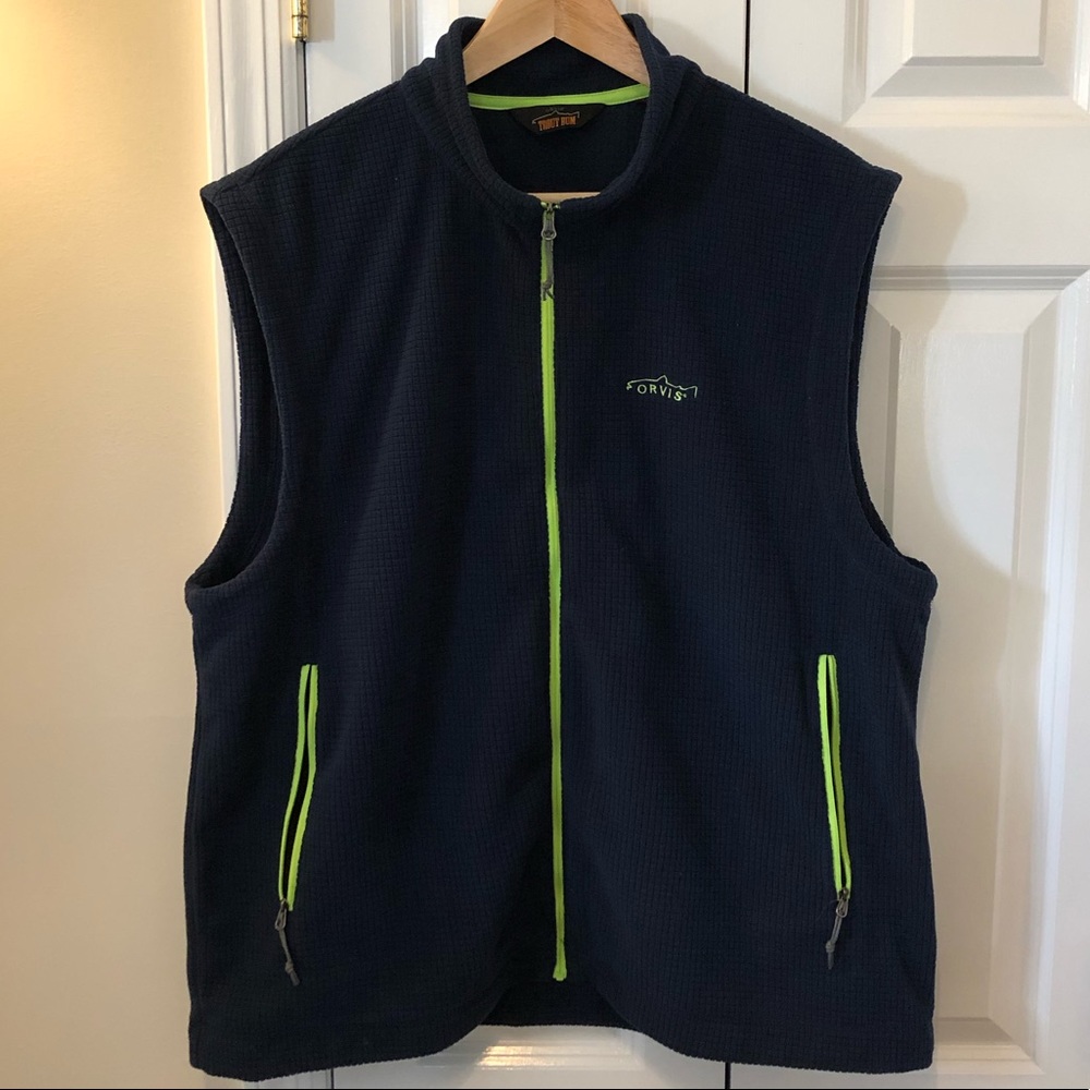 Orvis Trout Bum Grid Fleece Vest